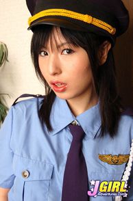 Sweet Japanese Airline Girl