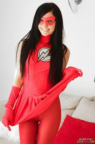 Hot Teasing Cosplay Coed Girl