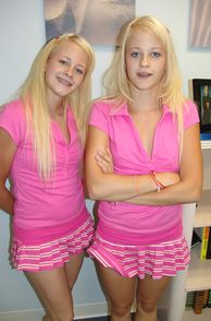 Non Nude Blonde Teen Twins