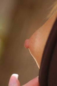 Small Puffy Tit And Erect Nipple